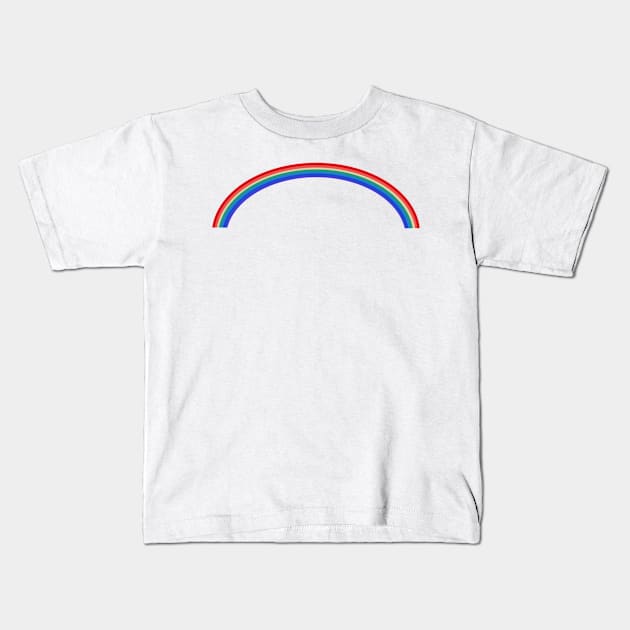 Wide Rainbow Kids T-Shirt by Strong with Purpose